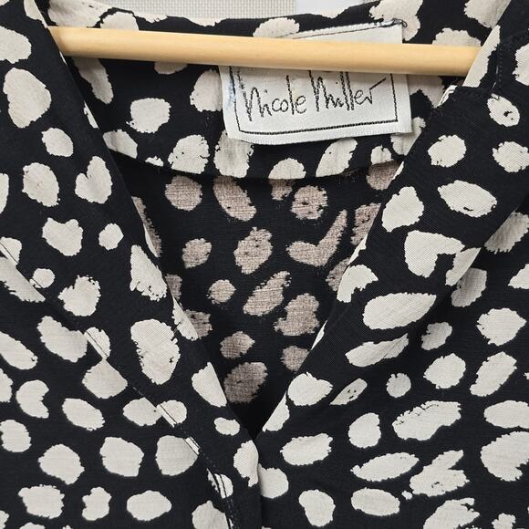 Vintage Nicole Miller Painted‎ Dot dress - Picture 2 of 7